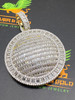 BAGUETTE MEDALLION ICED OUT CUSTOM PENDANT