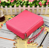 Leather (PU) Pencil Case 124 Pencil Slots