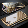 Armor Metal Frame Magnetic Case For iPhone 11 Pro Max Case Double Tempered Glass Full Cover for iPhone 11 Pro Max 2019 Funda