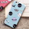 Cartoon Airship Stars Frosted Case For iPhone  & Hard Cover Universe Series