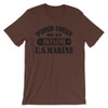 Proud Cousin of an Awesome US Marine Unisex short sleeve t-shirt