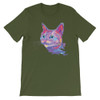 Eclectic cat Unisex short sleeve t-shirt