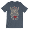Lion Hearted Unisex short sleeve t-shirt