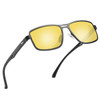 Men's Polarized UV400 Square Metal Frame Driving Sunglasses