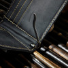 Men's Genuine Leather Slim Money Clip Wallet