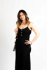 BUTTON UP STRAP JUMPSUIT (KNIT)