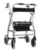 2-in-1 Lightweight Thick Seat Aluminium Rollator