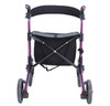Thick Backrest Aluminium Rollator(Purple)