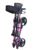 Thick Backrest Aluminium Rollator(Purple)
