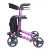 Thick Backrest Aluminium Rollator(Purple)