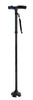 Magic Cane -  LED Folding Telescopic 4-point Pivoting Base Walking Cane