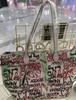 Gucci Inspired Graffiti Tote Purse Bag