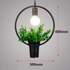 Geometric Flower Pendant Light