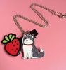 Husky Pendant Key Chain, Necklace, Brooch, or Bracelet