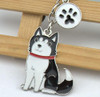Husky Pendant Key Chain, Necklace, Brooch, or Bracelet