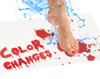 Bloody Footprints Bath Mat