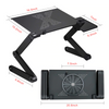 Adjustable Folding Aluminum Laptop Table Laptop Stand