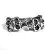 Double Skull Claw Ring