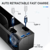 Car Seat Gap Storage Box with USB Port Charge Wire |SEMETAL