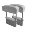 Car Center Console Pad, Armrest Box Protector for Universal Auto, Seat Gap Organizer