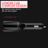 Car Charger, 12V Auto 2-Socket Cigarette Lighter Splitter