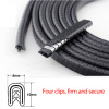 Car Door Edge Protectors Automotive Door Guard Strip Molding Trim 32ft