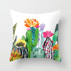 Tropical Leaf Cactus Monstera Cushion Cover