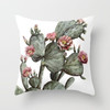 Tropical Leaf Cactus Monstera Cushion Cover
