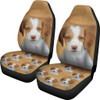 Brittany Spaniel Car Seat Cover (Set of 2)