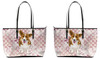 Corgi Leather Tote Bag