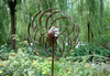 Solar Wind Spinner Willow Leaves 61in with Multi-Color Seasonal LED Lighting