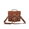 Mini Leather Satchel - Messenger Bag - Handbag