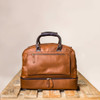 Fathers day Gift Personalized Large Leather Weekender Holdall Bag