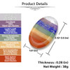 7 Chakra Healing Crystal Thumb Worry Stone
