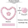 Natural Healing Crystal Rose Quartz Heart Love Worry