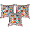 Cotton Suzani Embroidery Zipper Cushion Covers for Sofa Set Deewan Mattress Bed Chair Pillow Cover