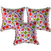 Cotton Suzani Embroidery Zipper Cushion Covers for Sofa Set Deewan Mattress Bed Chair Pillow Cover