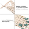 Macrame Wall Hanging Green and Beige Woven Tapestry Boho Chic Tassels Pendant Hippie Bohemian Wall Art Bedroom Living Room Dorm Backdrop Home Decorations, 33"x 18" (No.2): Home & Kitchen
