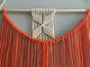 Boho Handmade Macrame Wall Hanging Bedroom Tapestry,15.7 x 27.5 Inches,