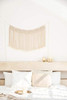 Macrame Woven Wall Hanging Fringe Garland Banner Decor Bohemian Home Decoration for Apartment
