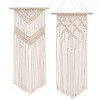 2 Pcs Macrame Wall Hanging Decor Woven Wall Art Macrame