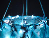 Handmade Blue Color Dreamcatcher With Light