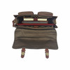 James Leather Messenger Briefcase Bag
