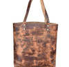 Brown buffalo Leather Women's Tote Bag