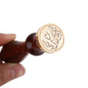 Wax Seal Stamp Alphabet Letter J Retro Wood Scrapbooking Stamp DIY Post Decorative
