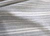 Grey Cream Stitched Fabric by the yard / Home Decor Fabric / Ticking  Upholstery Material / Grey Stripe Fabric / Light Upholstery Fabric