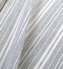 Grey Cream Stitched Fabric by the yard / Home Decor Fabric / Ticking  Upholstery Material / Grey Stripe Fabric / Light Upholstery Fabric