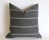 Outdoor Pillow Cover / Dark Blue Pillow Cover / Patio Pillow / Outdoor Cushion / Patio Decor / Pool Decoration / Coastal Pillow Cover