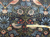 Strawberry Thief: Velvet William Morris Upholstery Fabric by the yard / Historic Velvet Home Fabric / High End Upholstery Velvet