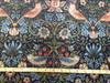 Strawberry Thief: Velvet William Morris Upholstery Fabric by the yard / Historic Velvet Home Fabric / High End Upholstery Velvet